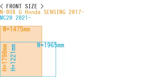 #N-BOX G Honda SENSING 2017- + MC20 2021-